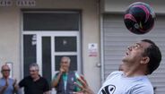 12,1 km sem deixar cair a bola no chão