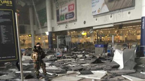 Terror em Bruxelas com explosão no aeroporto