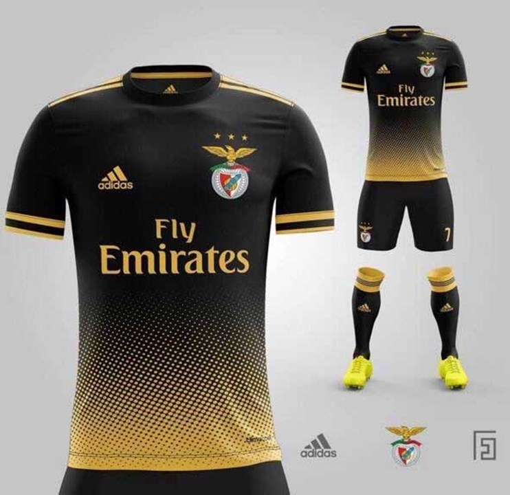 Será este o equipamento alternativo do Benfica na próxima época