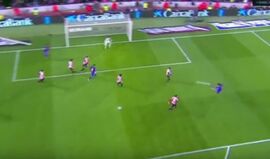 Suárez quase furava as redes num 'golaço' ao Athletic Bilbao