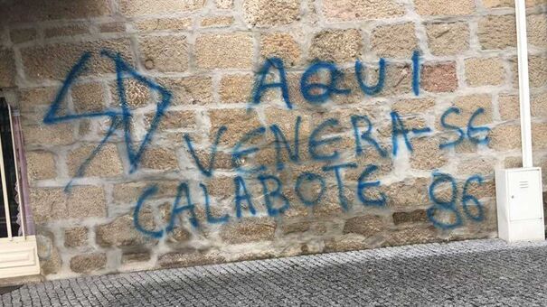 Restaurante do pai do árbitro do Estoril-Benfica vandalizado