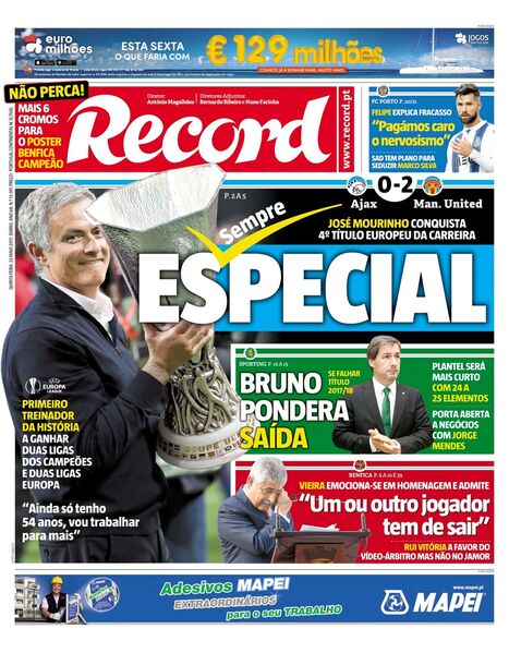Quinta-feira, 25 de maio de 2017