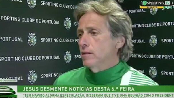 Jorge Jesus: «Reunião com Bruno de Carvalho? Estava a almoçar com amigos...»