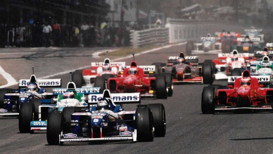 Esta imagem, do último GP em Portugal. tem quase 21 anos