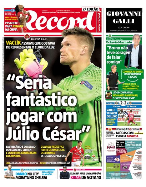 Quinta-feira, 20 de julho de 2017