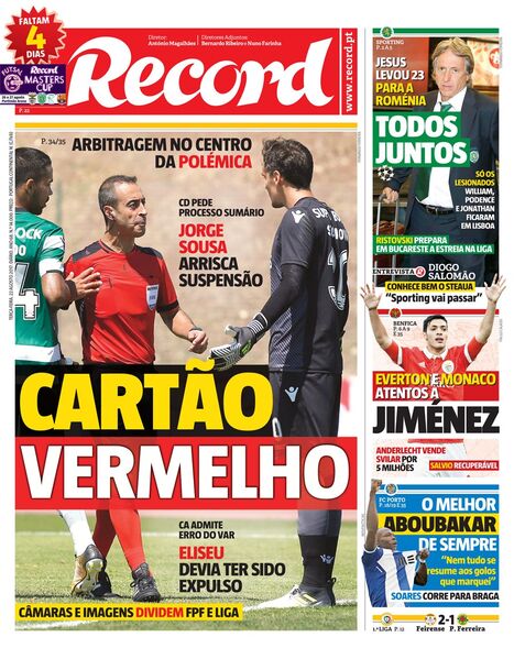 Terça-feira, 22 de agosto de 2017