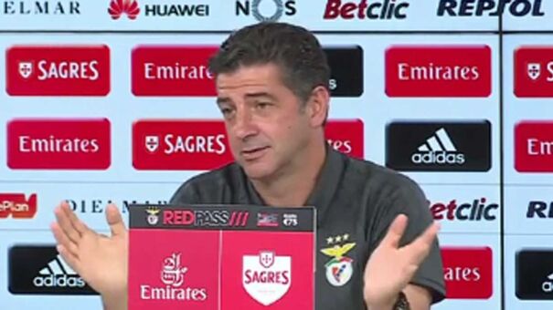 O único titular de amanhã revelado por Rui Vitória... se não lhe der nada
