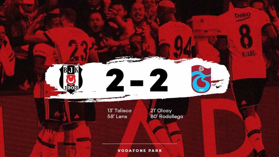 Turquia: Besiktas travado pelo Trabzonspor