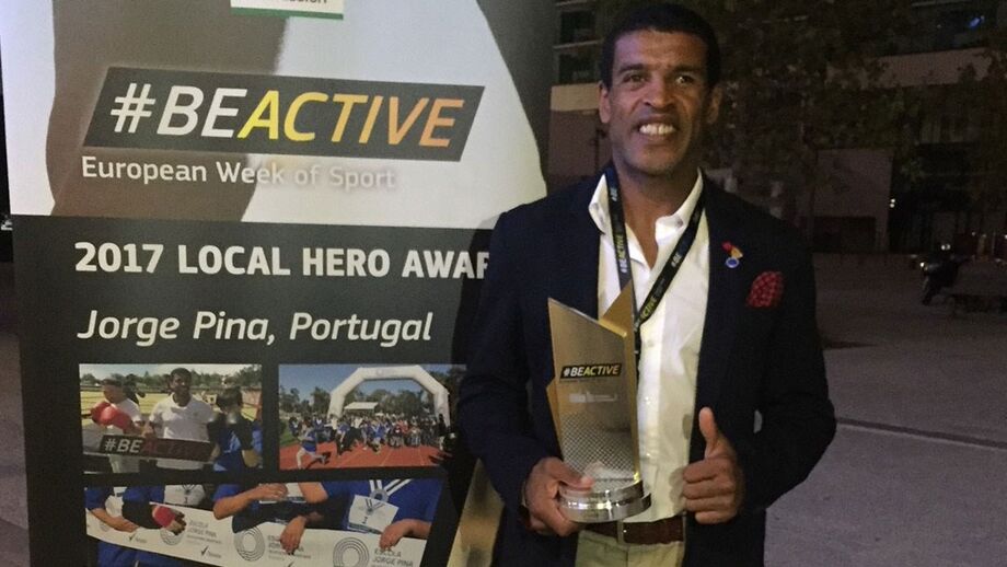 Jorge Pina distinguido com prémio Local Hero da Comissão Europeia