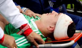 Lunev tranquiliza adeptos após violento choque com Rodrigo