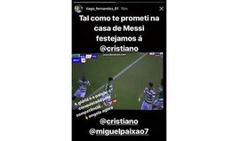 Tiago Fernandes: «Na casa de Messi festejamos à Ronaldo»