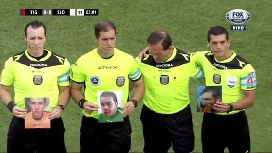 Árbitros argentinos suspendem jogo em protesto contra agressões