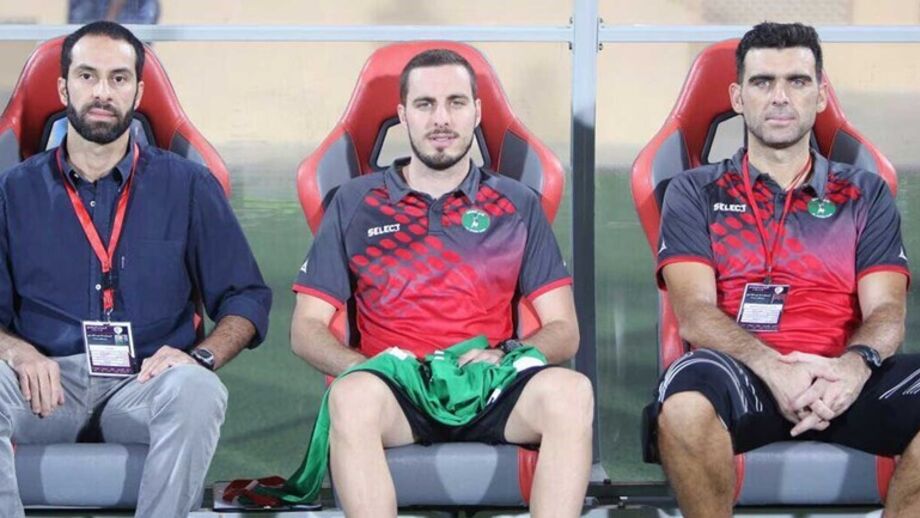 Bruno Pereira na final da Taça da Liga de Omã