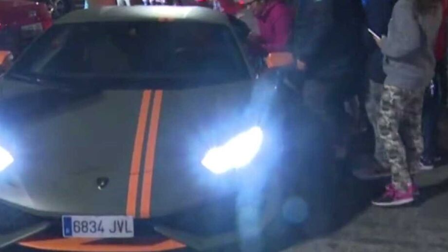 José Giménez mostra o seu novo carro