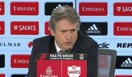 Jorge Jesus e um suposto fora de jogo no golo leonino: «Quem é que realizou o jogo?»