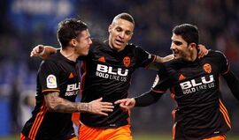 Golo de Gonçalo Guedes abre caminho à vitória do Valencia