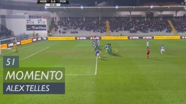 No mesmo lance do Moreirense-FC Porto, uma das melhores defesas... e um dos melhores cortes da época