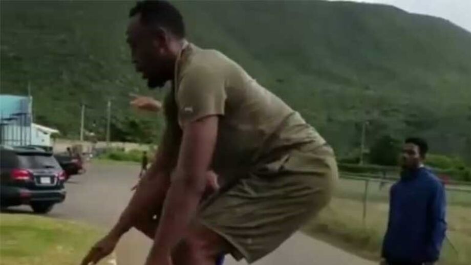 Bolt retirou-se mas continua a dar no duro