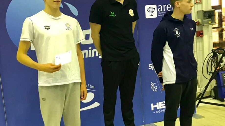 José Lopes em terceiro lugar nos 400 estilos