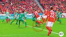 <strong>Jorge Faustino (CERTO)</strong><br /><br /><strong>pisadela.</strong> Zivkovic, ao tentar entrar na área, pisa o pé de Marcelo e desequilibra-se, acabando por se deixar cair, sem qualquer infração do defesa do Rio Ave<br /><br /><strong>Marco Ferreira (ERRADO)</strong><br /><br /><strong>simulação.</strong> Zivkovic tenta ganhar falta, atirando-se para o relvado dentro da área do Rio Ave. O árbitro devia interromper o jogo e advertir o sérvio, por simulação, e assinalar livre indireto