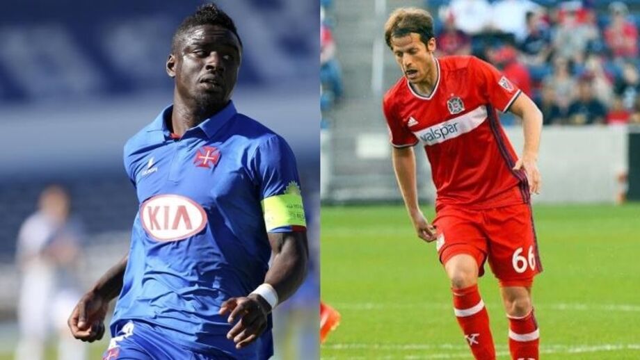 Abel Camará e João Meira na Cremonese