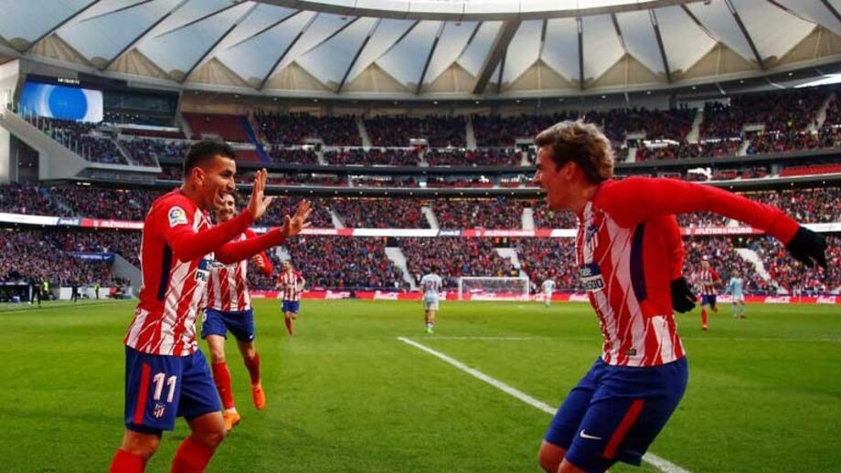 Atlético Madrid vence e mantém perseguição ao líder Bercelona