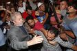 Manifestantes impedem saída de Lula da Silva
