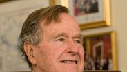 Os ex-presidente americano George H. W. Bush