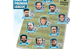 Man. City dá abada ao United no melhor onze da Premier League
