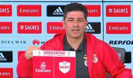 Rui Vitória: «Não brinquem comigo»
