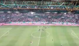 Jogadores do Sporting deram volta ao relvado para agradecer apoio