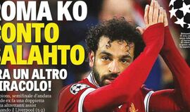 Salah faz frente a Ronaldo nos destaque da imprensa mundial