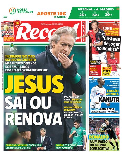 Quinta-feira, 26 de abril de 2018