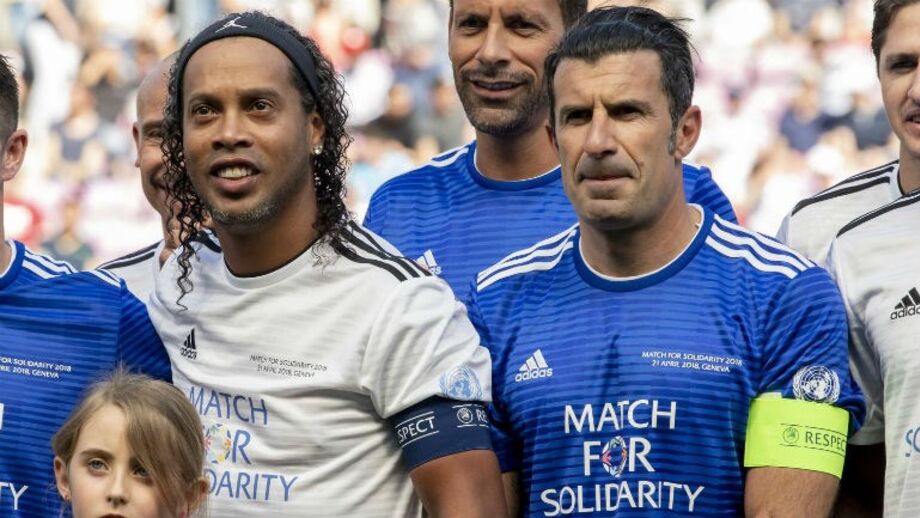 Equipa de Luís Figo vence jogo de solidariedade da UEFA e das Nações Unidas