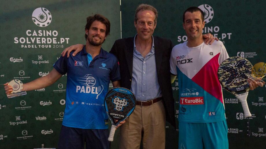 Os vencedores do CasinoSolverde.pt Padel Tour e do Open Padel Quinta da Moura