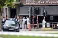 Polícia belga no local do tiroteio em Liège