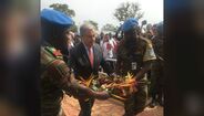 Guterres homenageou capacetes azuis da ONU no Mali