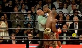 Árbitro leva soco brutal de boxeur