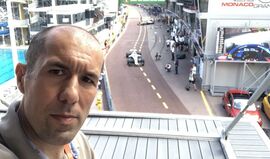 Leonardo Jardim foi ver os treinos da Fórmula 1 no Mónaco