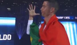 A arrepiante entrada de Cristiano Ronaldo no Bernabéu