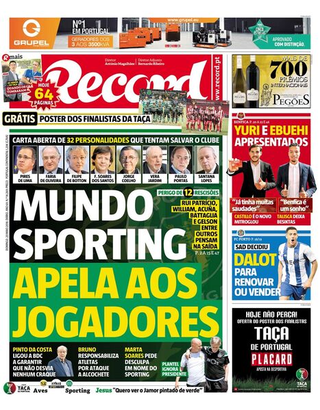 Domingo, 20 de maio de 2018