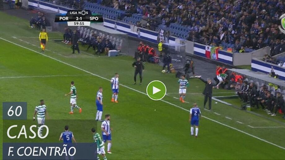 Coentrão multado em 20 euros pela confusão com os maqueiros no Dragão