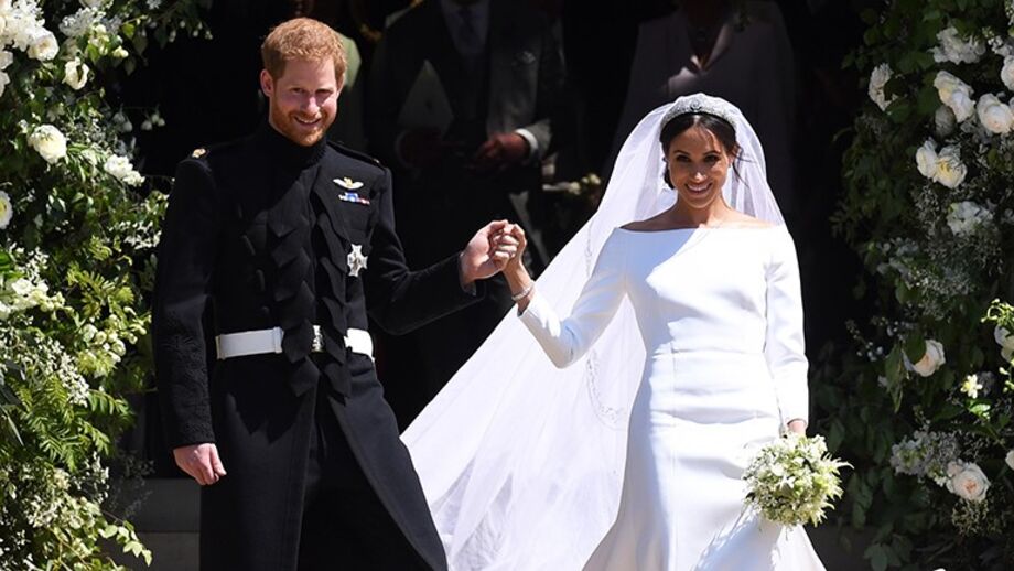 Harry e Meghan Markle em casamento de sonho