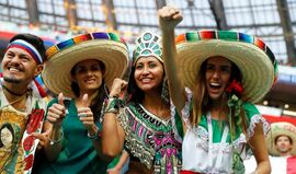 As melhores imagens da festa mexicana em Moscovo