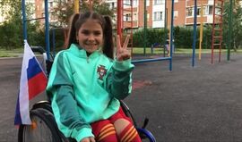 A emocionante história de Polina, a menina a quem Cristiano Ronaldo mudou a vida há um ano