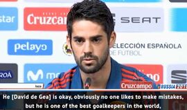 Isco garante que De Gea vai ultrapassar erro cometido diante de Portugal