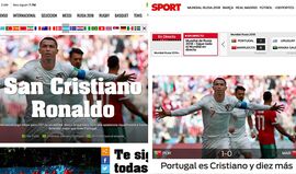 Ronaldo, Ronaldo e... Ronaldo: imprensa internacional rendida a CR7
