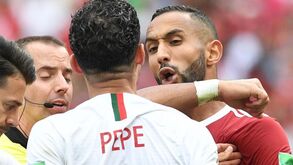 Pepe picou-se com Benatia