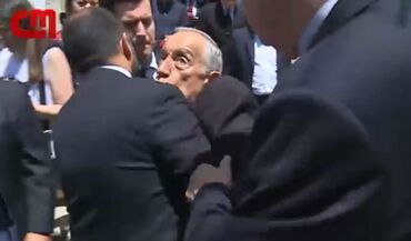 O momento em que Marcelo Rebelo de Sousa se sentiu mal em Braga