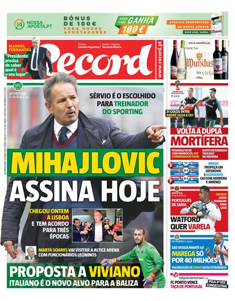 Segunda-feira, 18 de junho de 2018